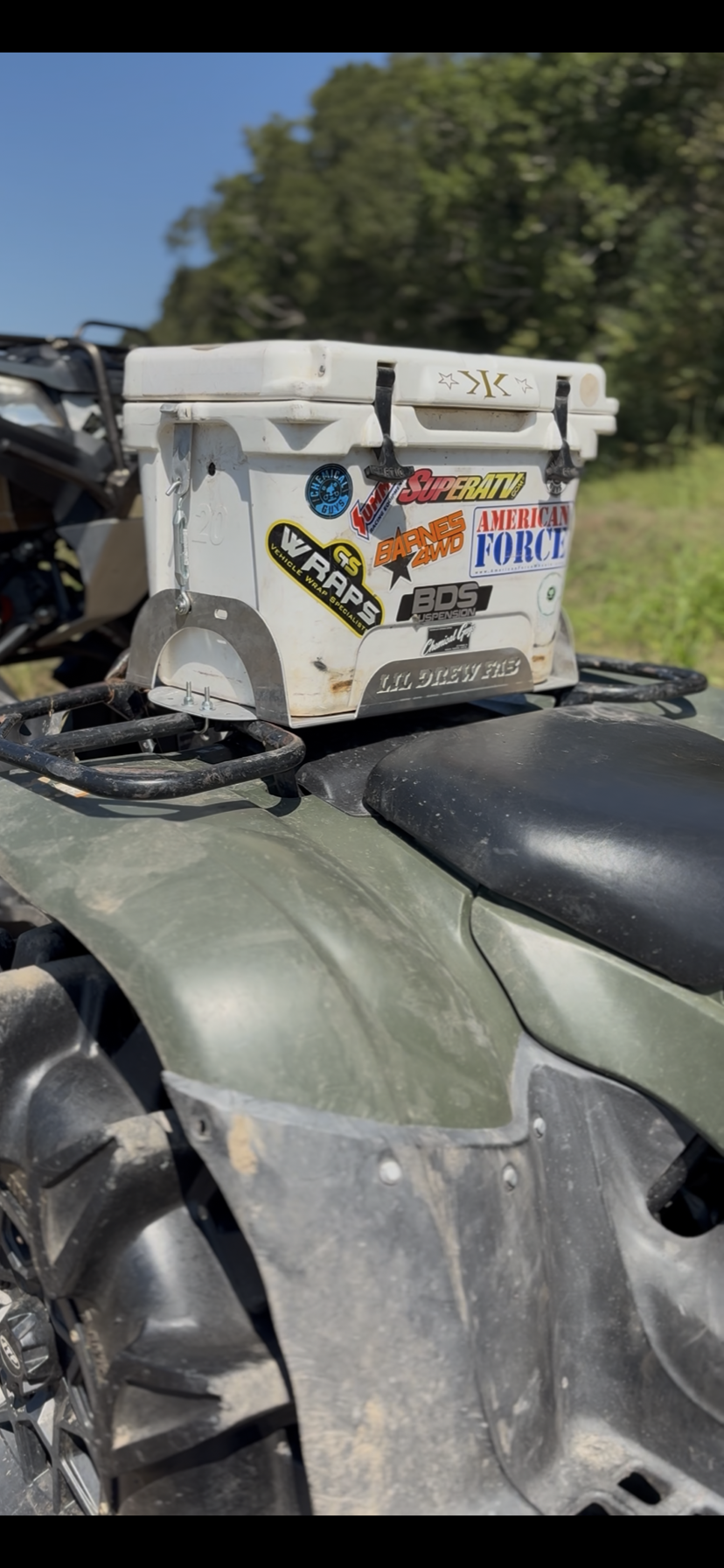 Honda ATV IceChest Rack