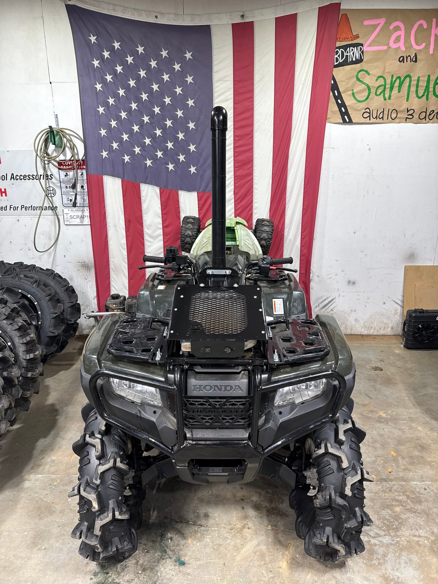 V1 HONDA ATV RADIATOR RELOCATION KIT UPDATED