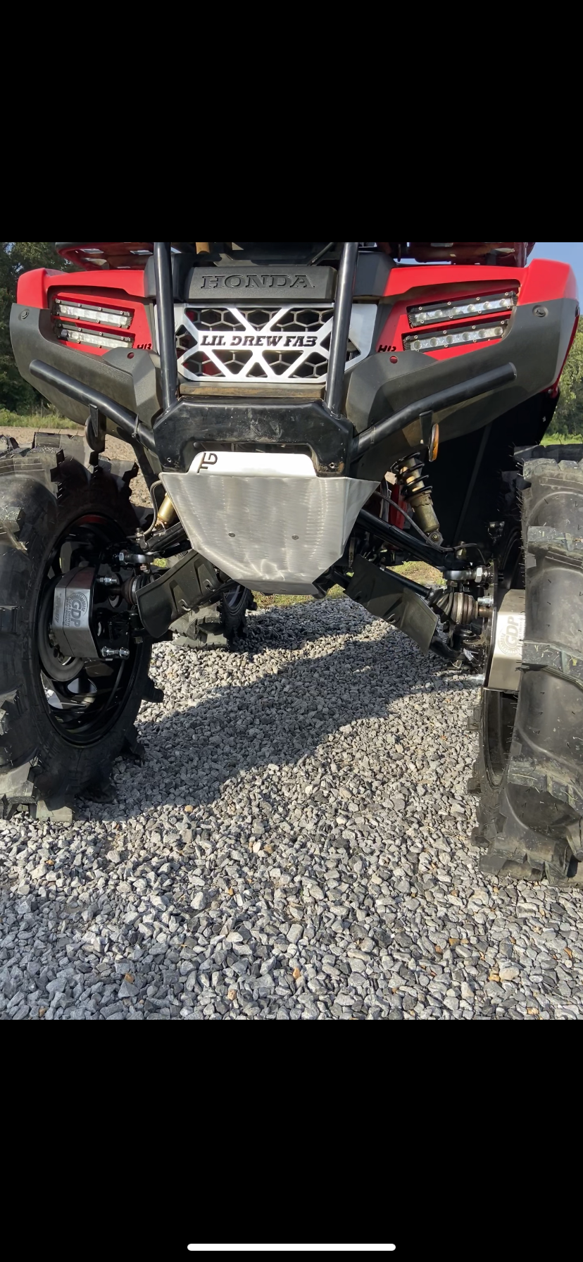 Honda ATV Skid Plate